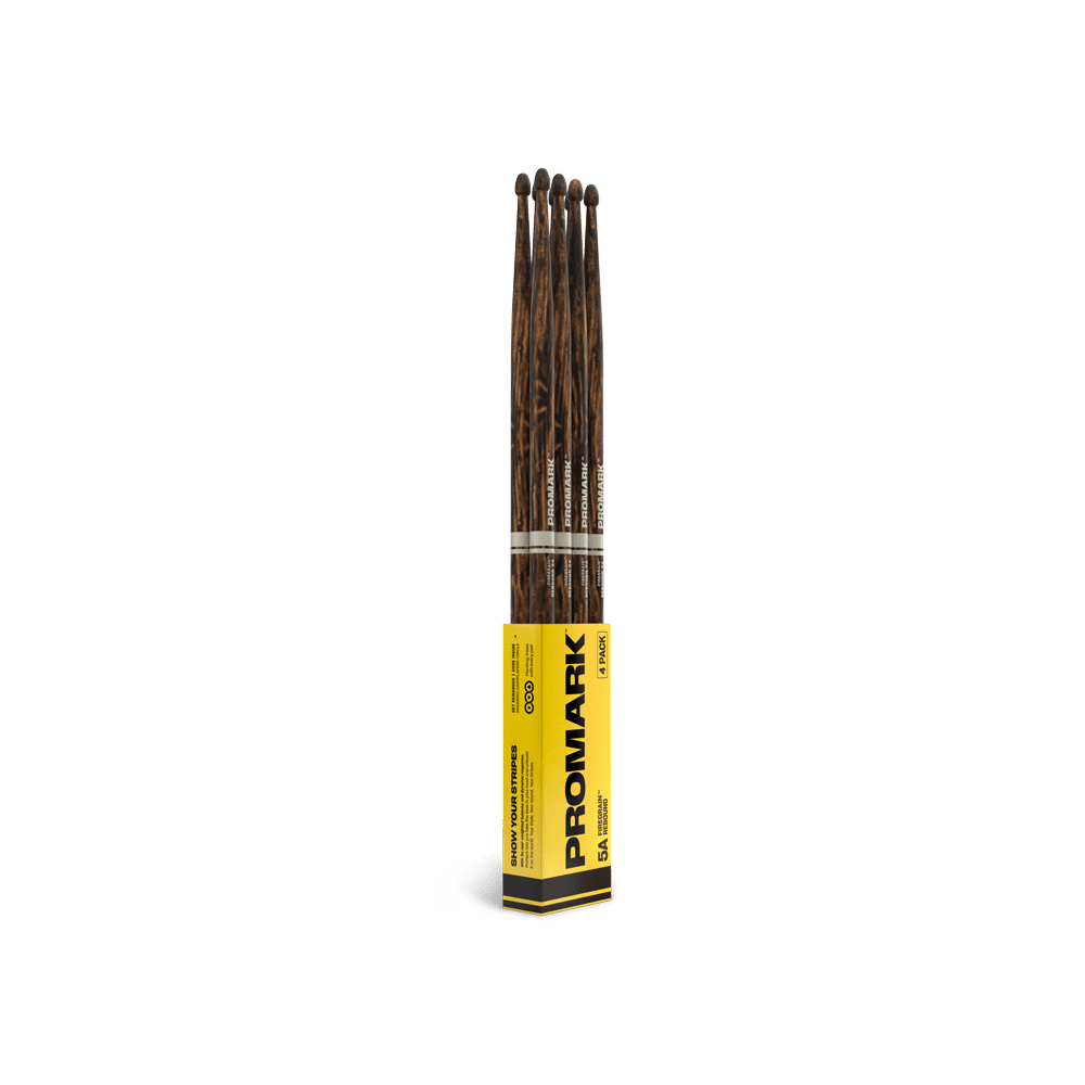 4 PACK BAQUETAS REBOUND 5A LACQUERED FIREGRAIN R5AFG-4P PROMARK 1