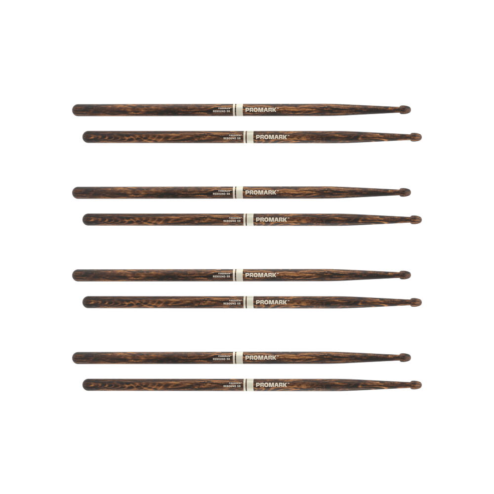 4 PACK BAQUETAS REBOUND 5B LACQUERED FIREGRAIN R5BFG-4P PROMARK2