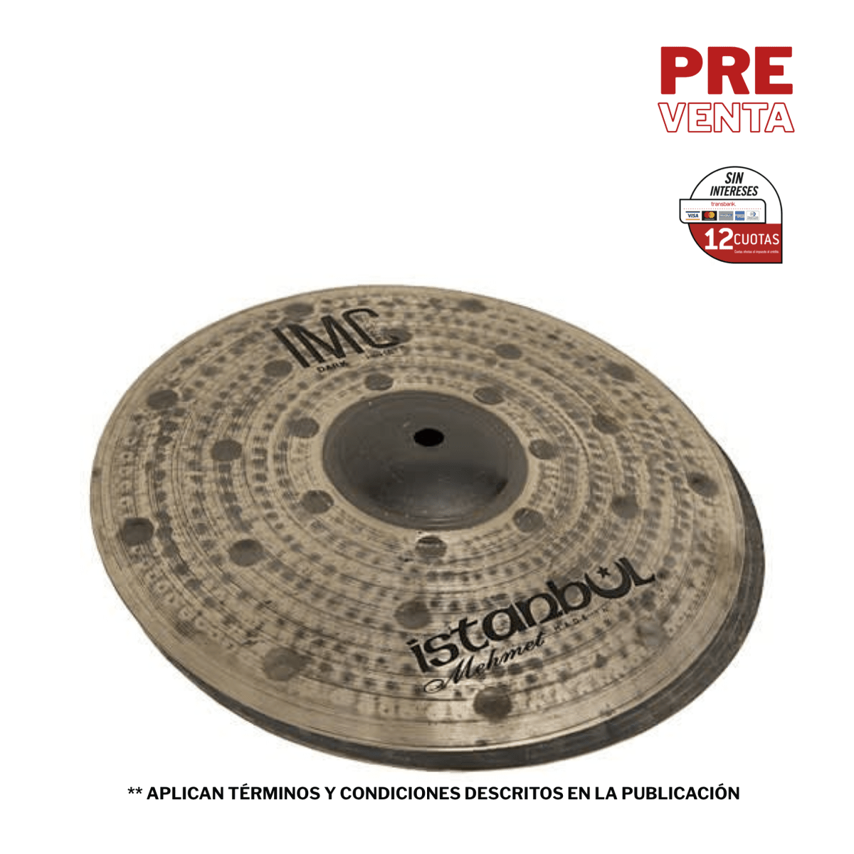 HI HAT 14 IMC BRONZE DARK HIHAT IMCD-HH14 ISTANBUL MEHMET 2