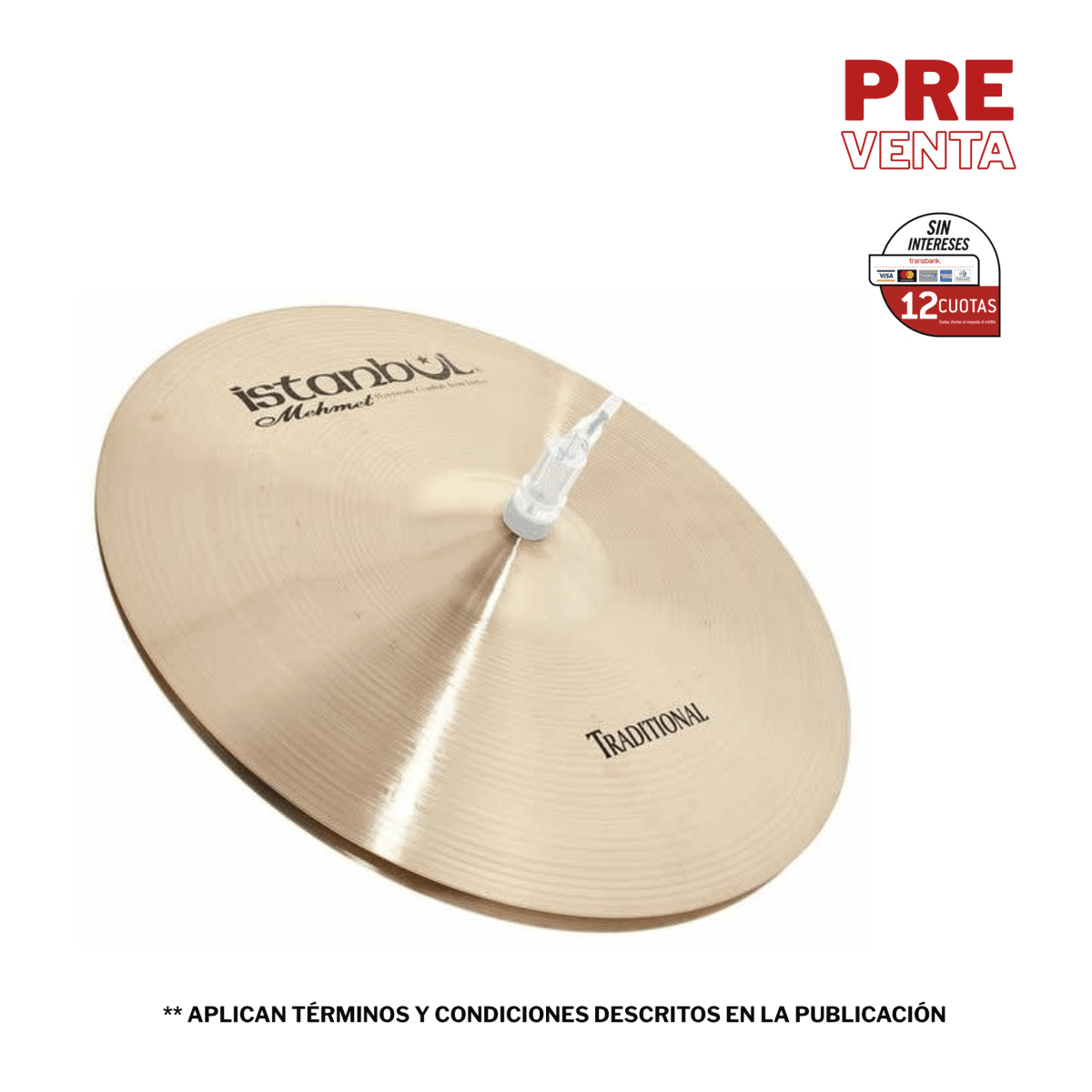 HI HAT 15 TRADITIONAL HIHAT LIGHT HHL15 ISTANBUL MEHMET 1