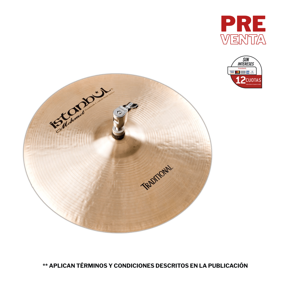 HIHAT 14 TRADITIONAL HIHAT MEDIUM HHM14 ISTANBUL MEHMET 1