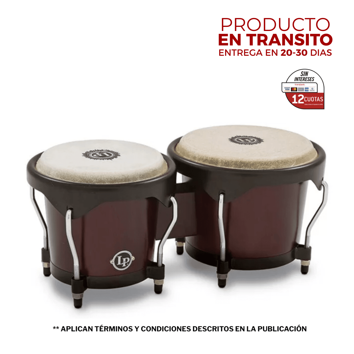 BONGOS CITY DARK WOOD LP601NY-DW LP 1