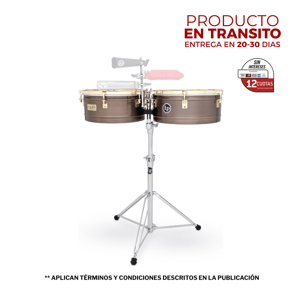 TIMBAL KARL PERAZZO 14 Y 15 PULGADAS BRONCE 1