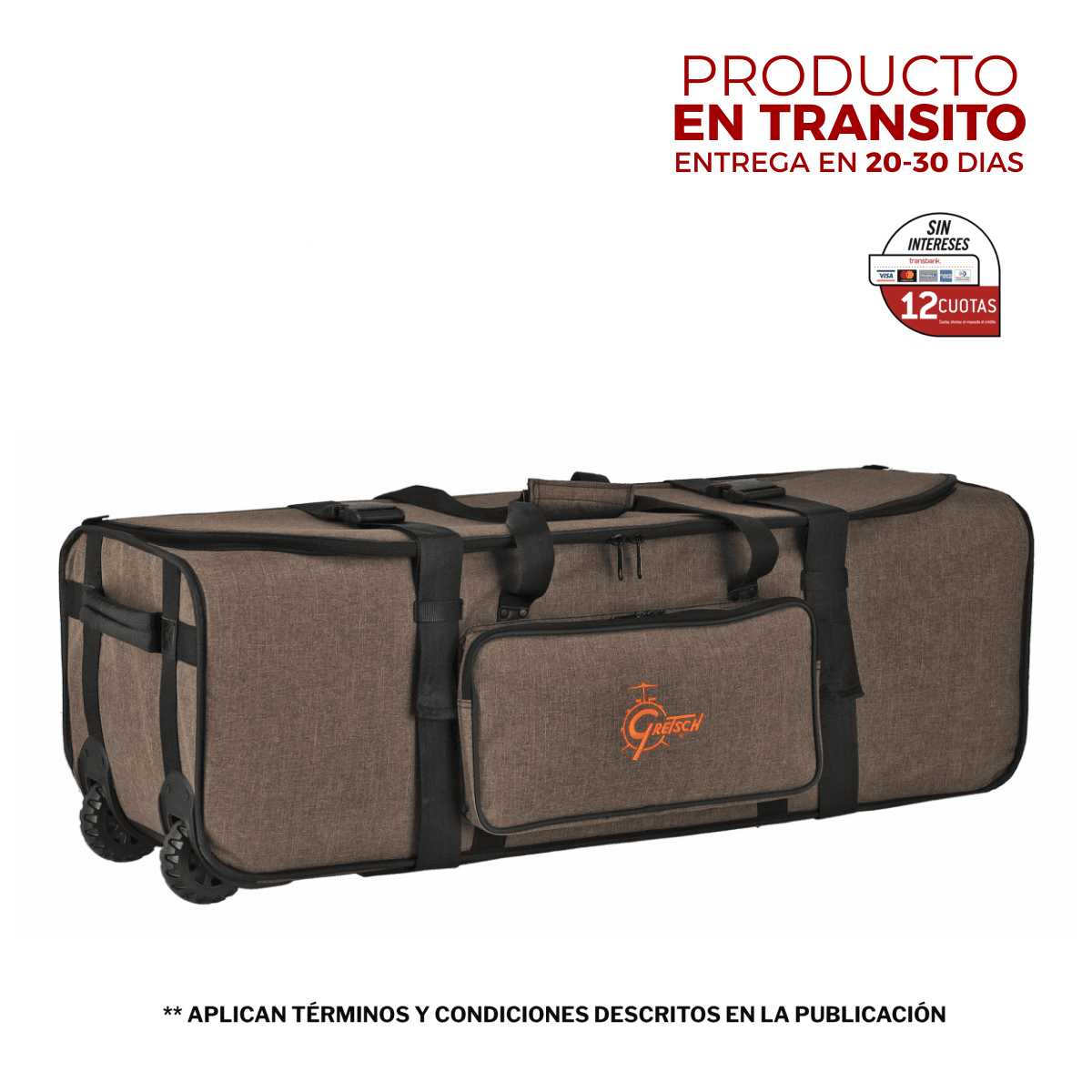 FUNDA HARDWARE SHORT PRO TOUR GR-GHWB GRETSCH 1