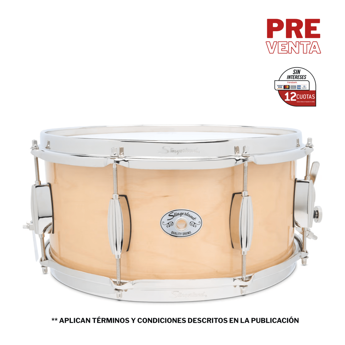 TAMBOR 14X6,5 STUDIO KING VENTURA SAND LACQUERED SDSK6514SSKVTS SLINGERLAND 1