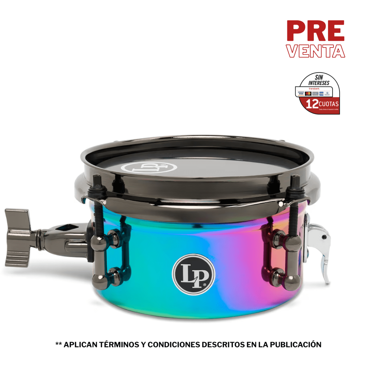 MICRO SNARE TONNY SUCCAR 6 RAINBOW LP846-TS LP 1