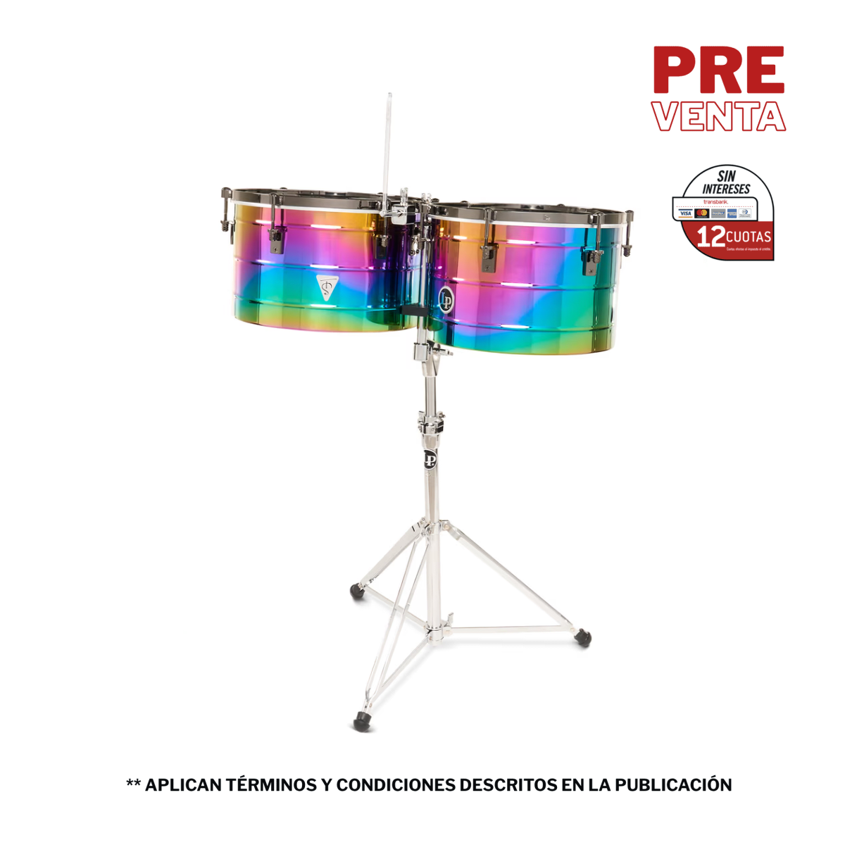 TIMBALES TONY SUCCAR THUNDER 15 Y 16 RAINBOW LP258-TS LP 1