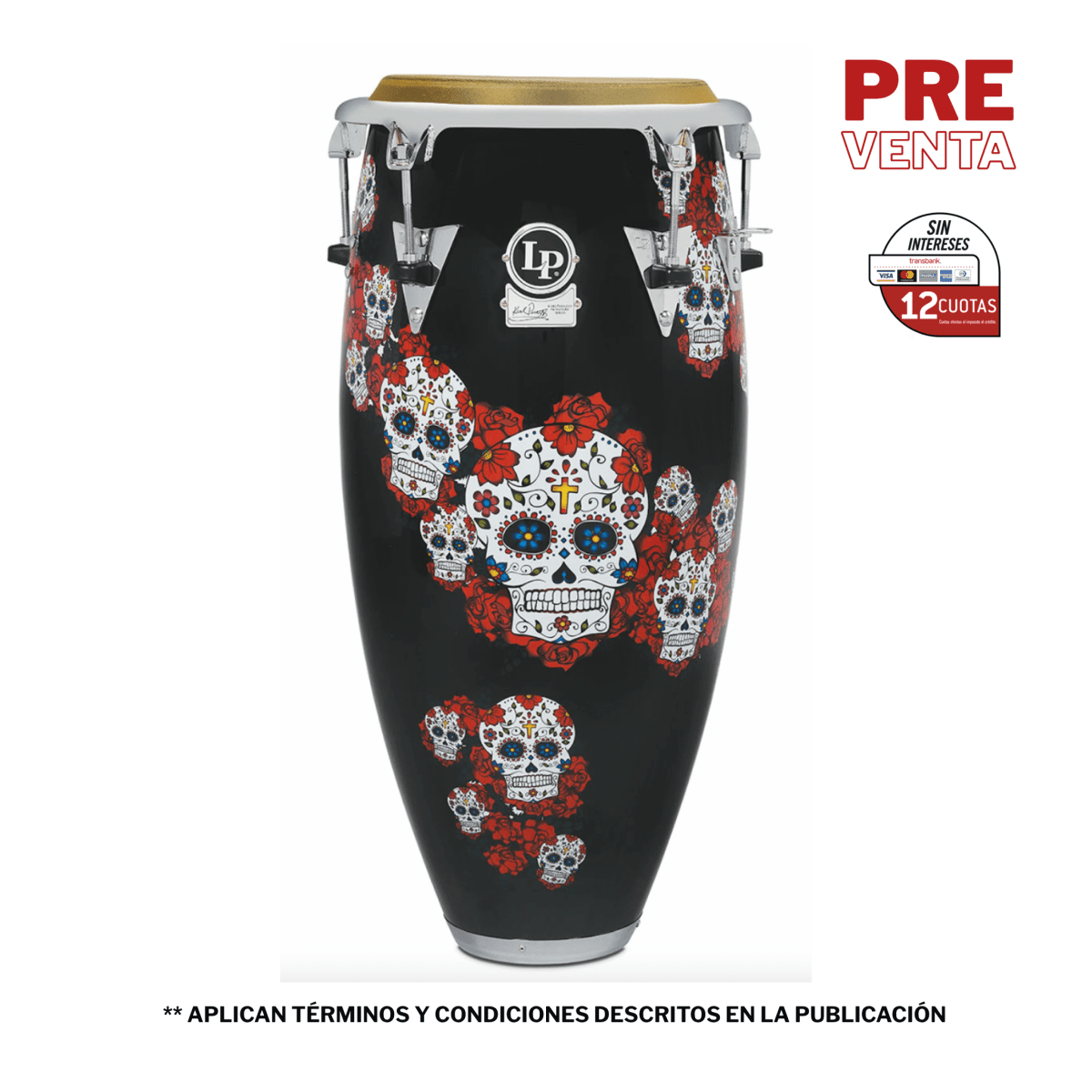 KARL TT 11 3/4 CONGA FG S SKULL CR 1