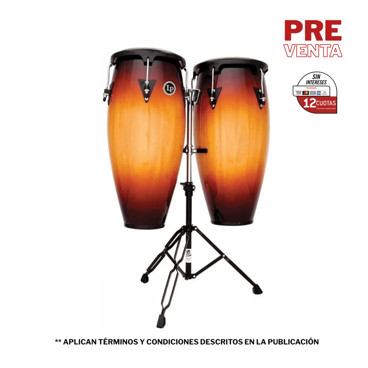 CONGA SET CITY VINTAGE SUNBURST 11-12 CON ATRIL 1