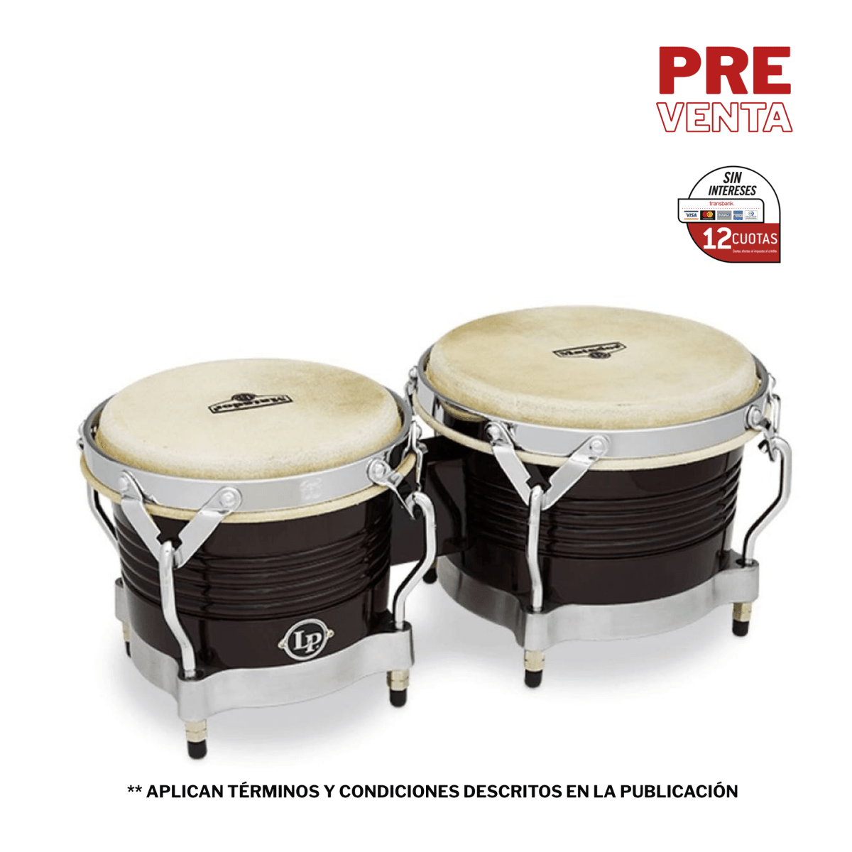 BONGO MATADOR 7 1/4 Y 8 5/8 PULGADAS M201 LP 1