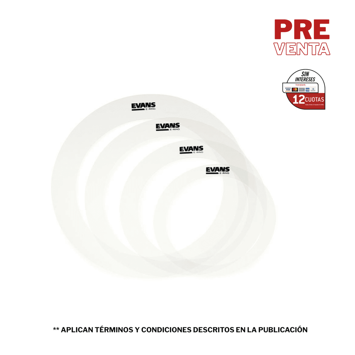 E-RING QUITARMÓNICOS STANDARD EVANS ER-STANDARD 1