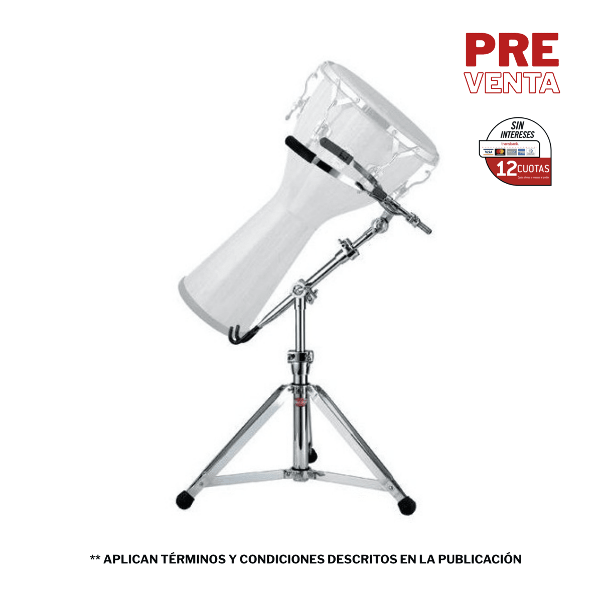 ATRIL DE DJEMBE HEAVY DUTY PRO GPDS GIBRALTAR 1