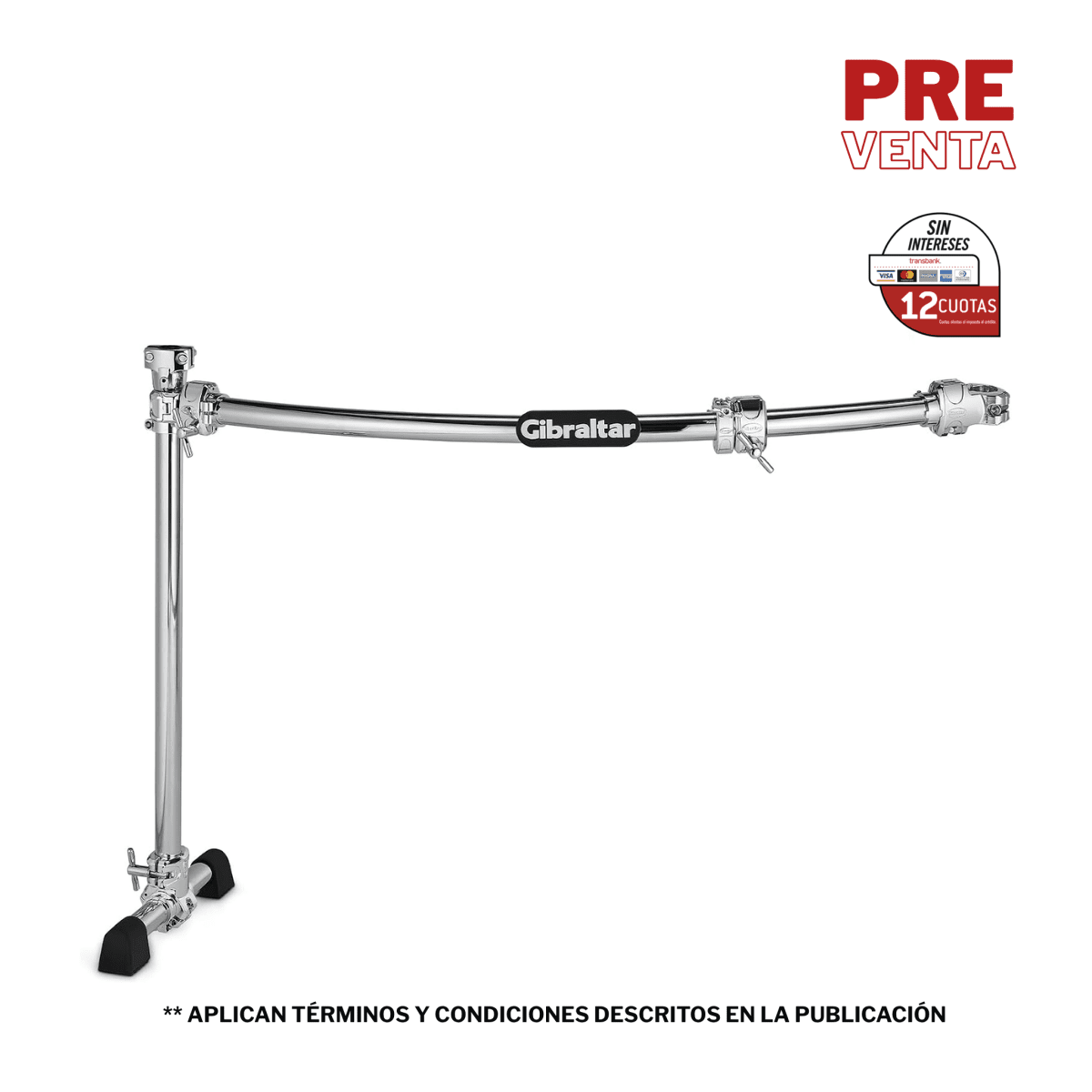 EXTENSION JAULA RACK CHROME SERIES II GDR050C-CHR GIBRALTAR 1