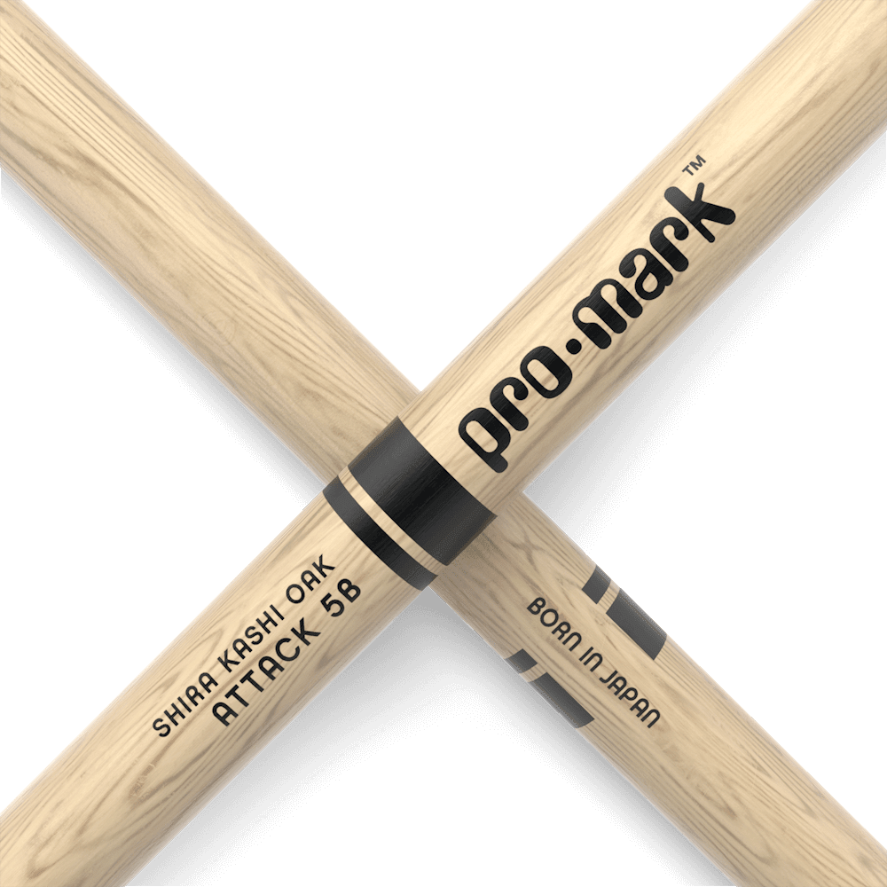 BAQUETAS CLASSIC ATTACK 5B LACQUERED SHIRA KASHI OAK PW5BW PROMARK4