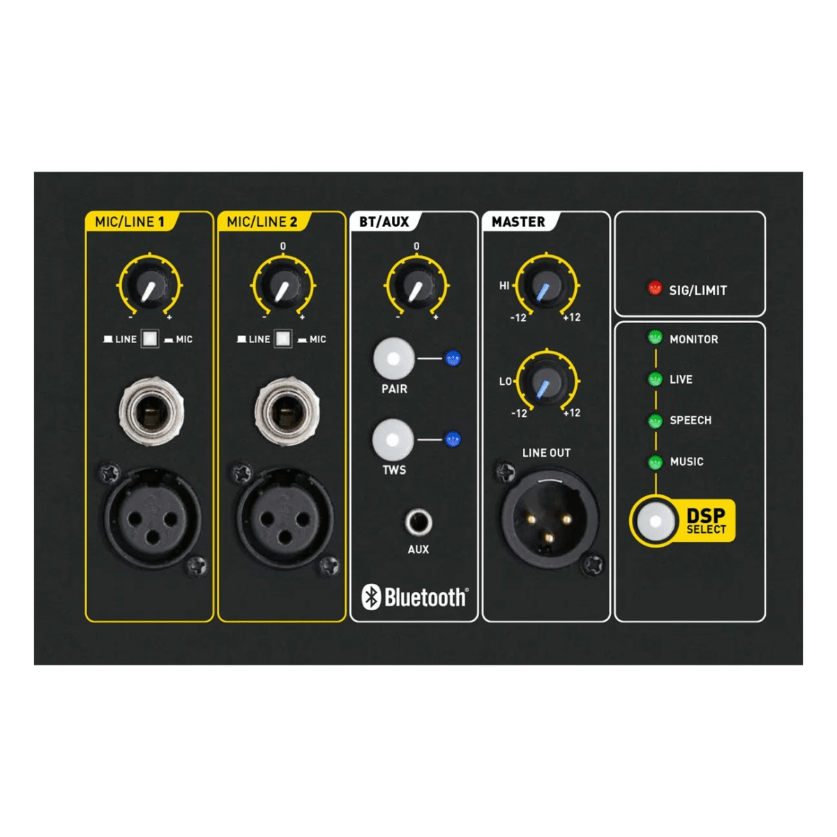 CAJA ACTIVA 12 PULGADAS DSP+ BT 700W Q12 MK2 SKP2