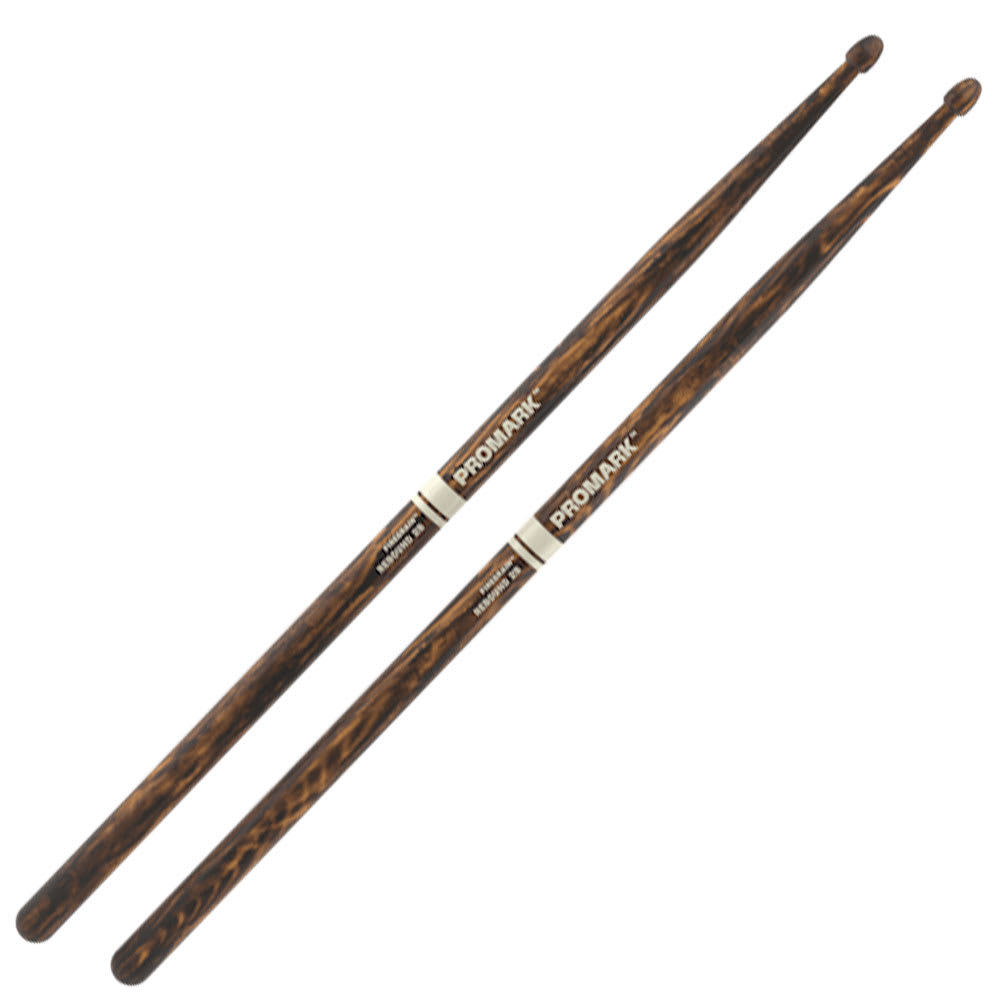 PROMARK BAQUETA REBOUND 2B FIREGRAIN PUNTA DE MADERA 1