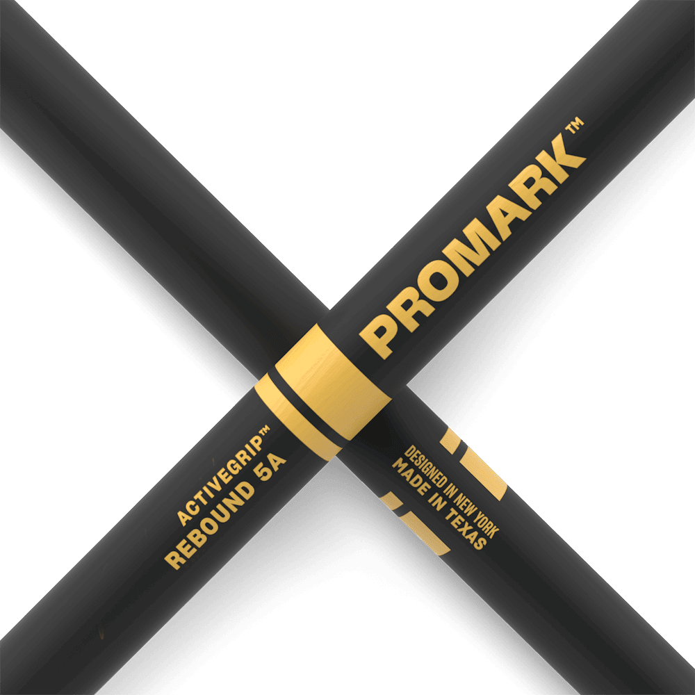 BAQUETAS REBOUND 5A ACTIVEGRIP HICKORY R5AAG PROMARK4