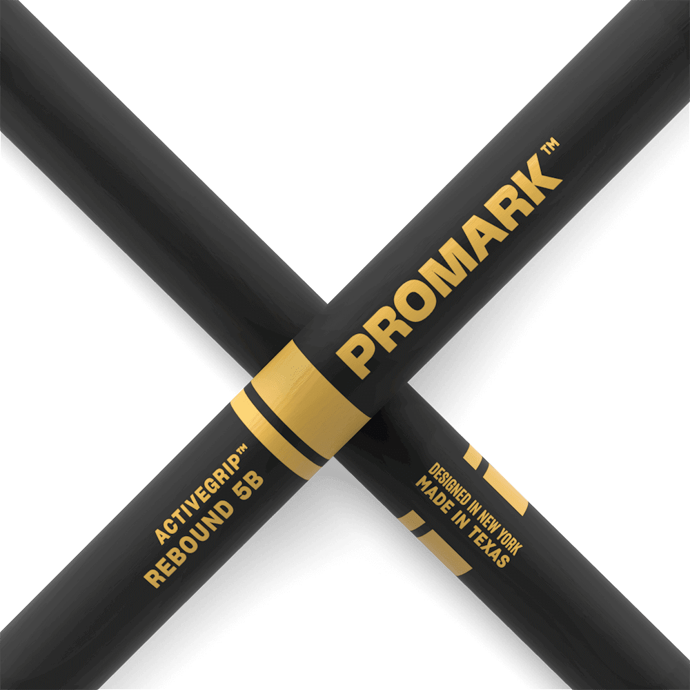 BAQUETAS REBOUND 5B ACTIVEGRIP HICKORY R5BAG PROMARK4