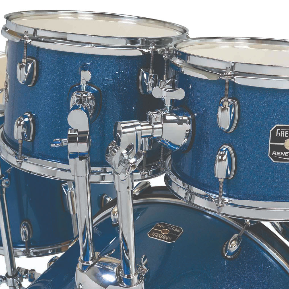 GRETSCH RENEGADE 10,12,16,22 + 14 X 5,5 BLUE SPARKLE3