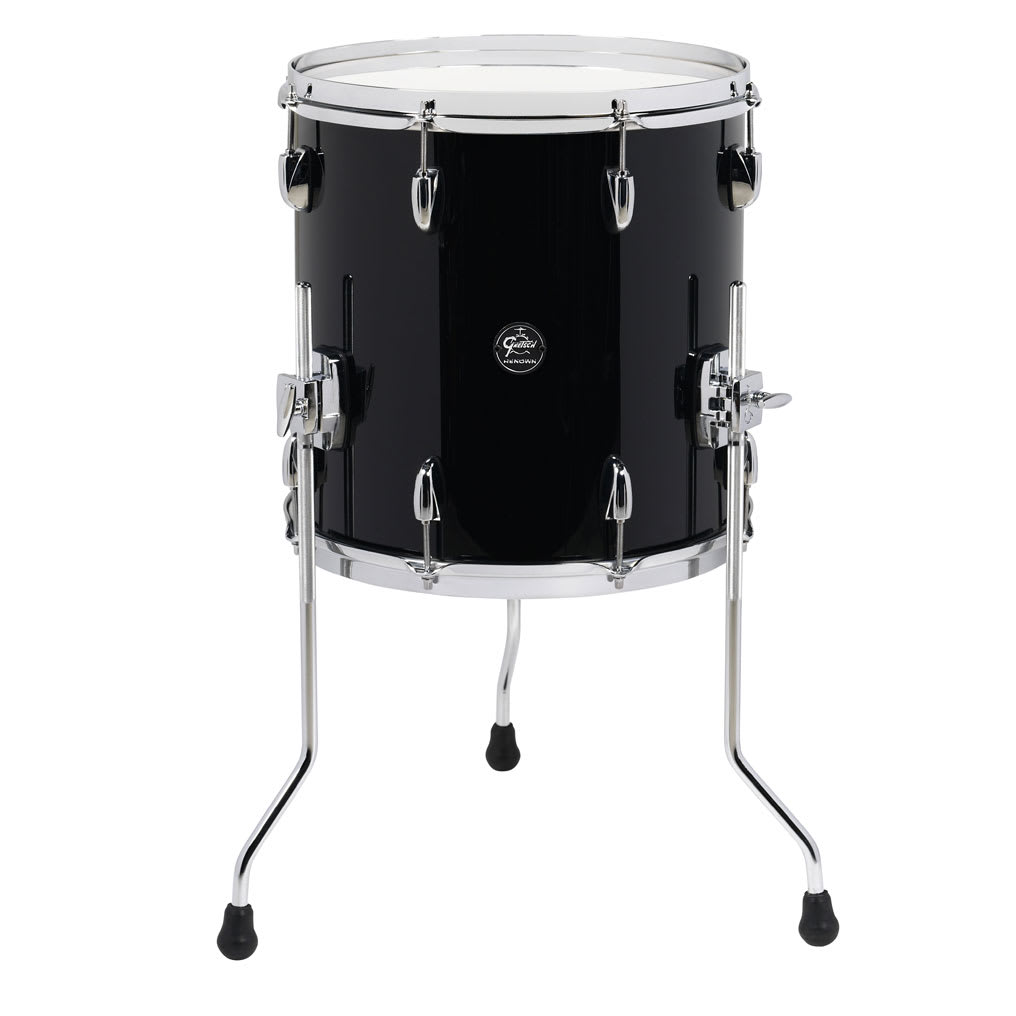 FLOOR TOM 14X14 RENOWN MAPLE PIANO BLACK GRETSCH 1