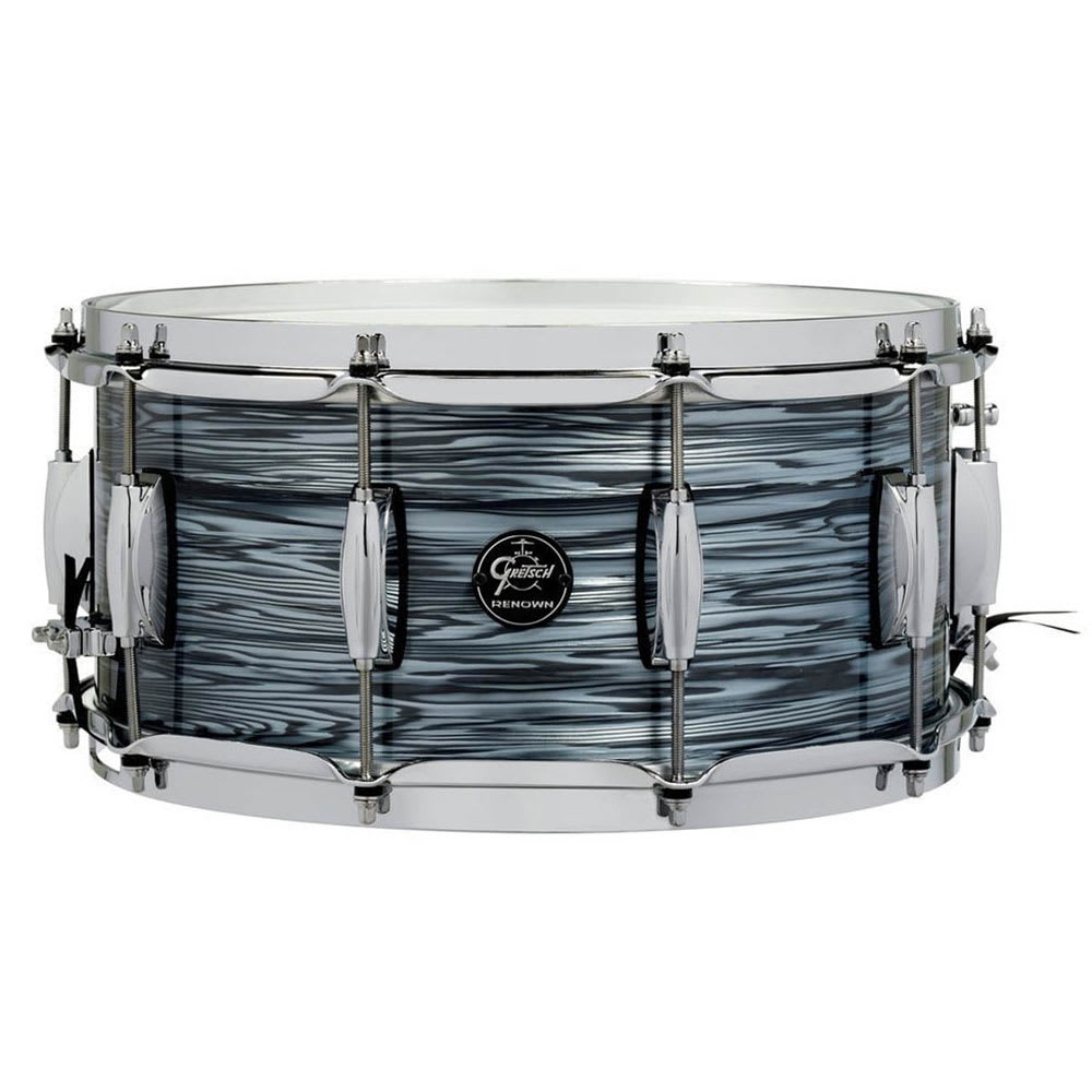 TAMBOR 14X6,5 RENOWN MAPLE 57´ SILVER OYSTER PEARL GRETSCH 1