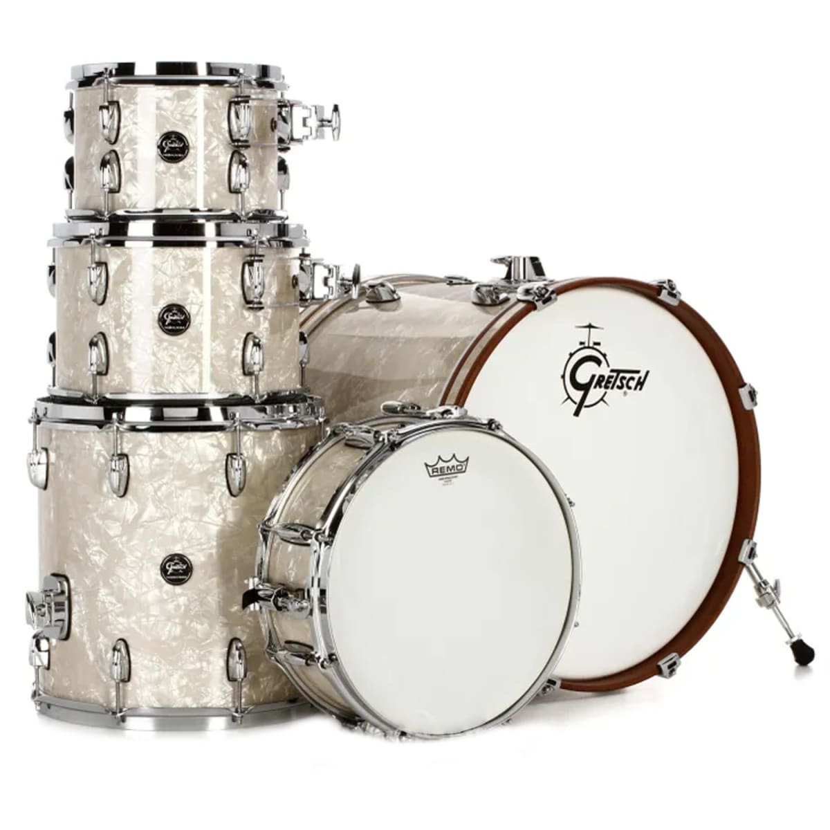 BATERIA GRETSCH RENOWN 7x10, 8x12, 14x14, 16x20 VINTAGE PEARL RN2-E605-VP2