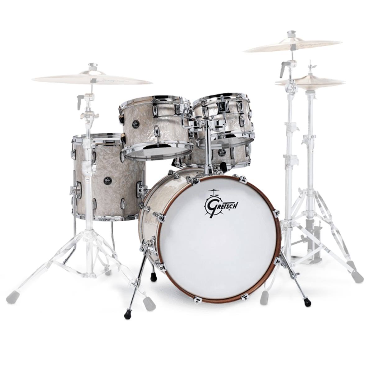 BATERIA GRETSCH RENOWN 7x10, 8x12, 14x14, 16x20 VINTAGE PEARL RN2-E605-VP 1