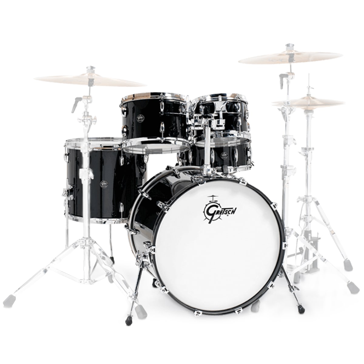 GRETSCH RENOWN MAPLE 10,12,16,22 + 14X5,5 PIANO BLACK 1