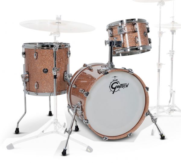 BATERÍARENOWN MAPLE GRETSCH 18,12,14 + HOLDER CHAMPAGNE SPARKLE RN2-J483-CSP 1
