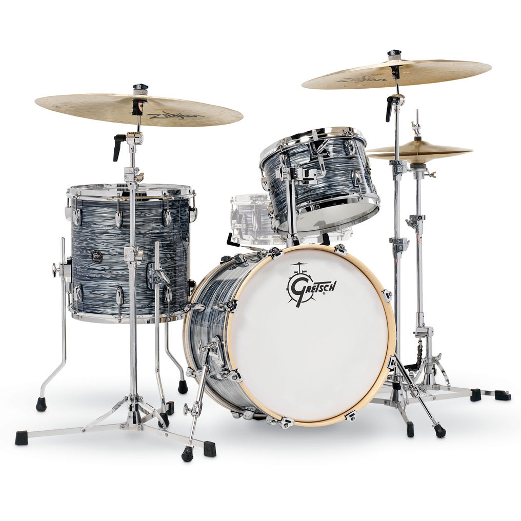 GRETSCH RENOWN MAPLE 12,14,18 SILVER OYSTER PEARL 1