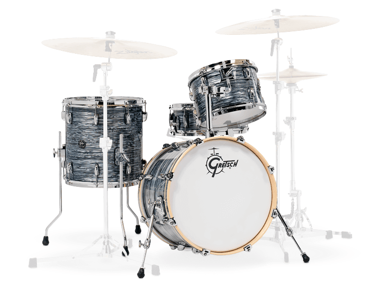 BATERIA RENOWN MAPLE SILVER OYSTER PEARL 12,14,18 RN2-J484-SOP GRETSCH 1