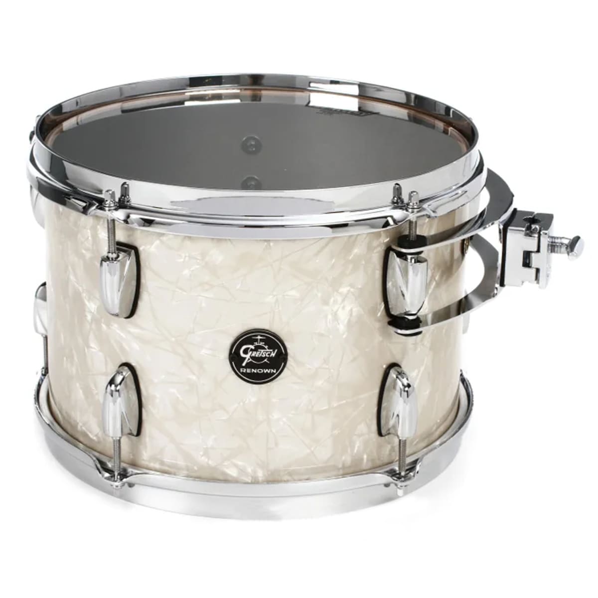GRETSCH RENOWN MAPLE 18,12,14,5X14 + HOLDER VINTAGE PEARL4