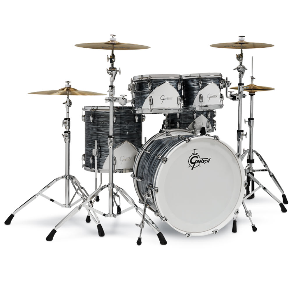 GRETSCH RENOWN MAPLE 57 10,12,16,22 SILVER OYSTER PEARL 57 1
