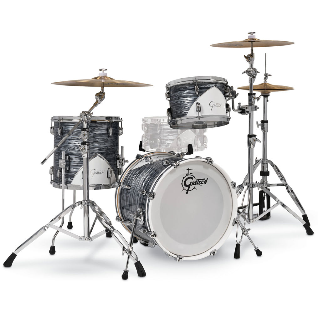 GRETSCH RENOWN MAPLE 57 12,14,18 SILVER OYSTER PEARL 57 1