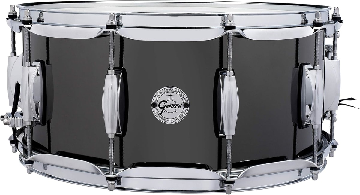 TAMBOR 14x6,5 FULL RANGE BLACK NICKEL OVER STEEL GRETSCH 1
