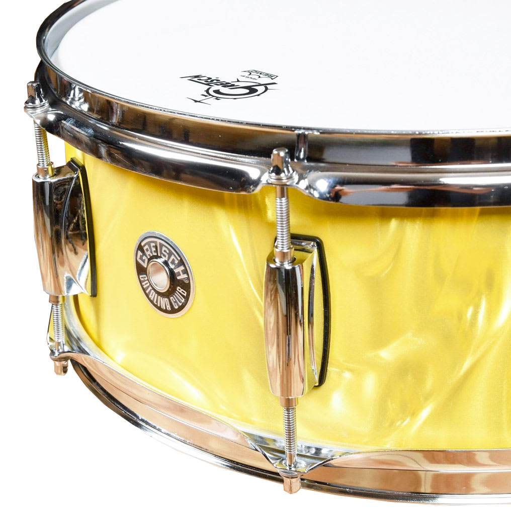 GRETSCH CATALINA CLUB TAMBOR YELLOW SATIN FLAME 14X5.02