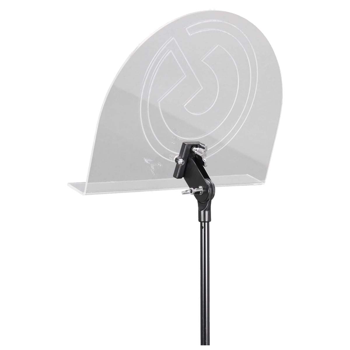 ATRIL ACRILICO DE PARTITURAS  PARA BATERIA CON BRAZO AJUSTABLE GIBRALTAR3