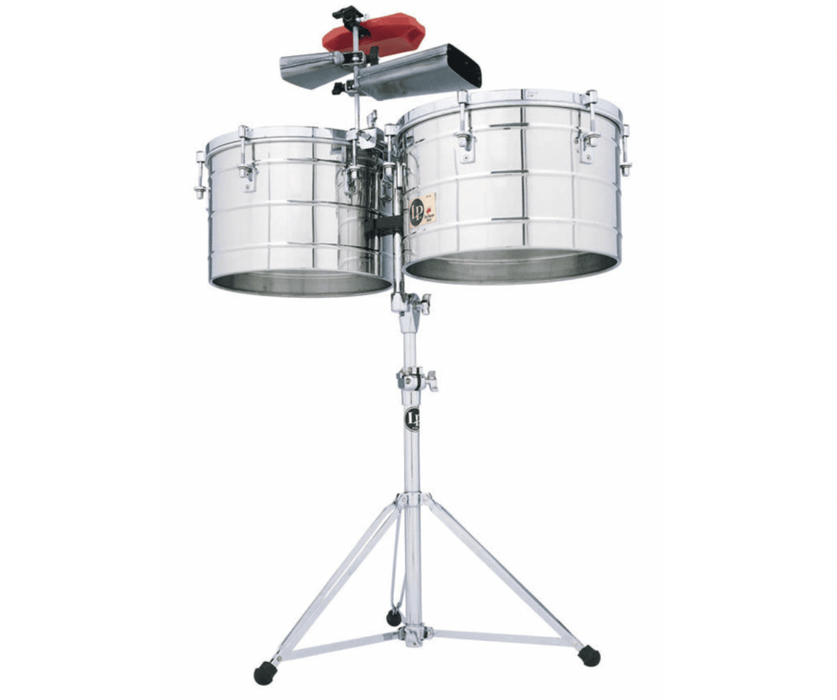 TIMBALES TITO PUENTE 15 16 THUNDER TIMBALE STAINLESS STEEL LP258-S 1