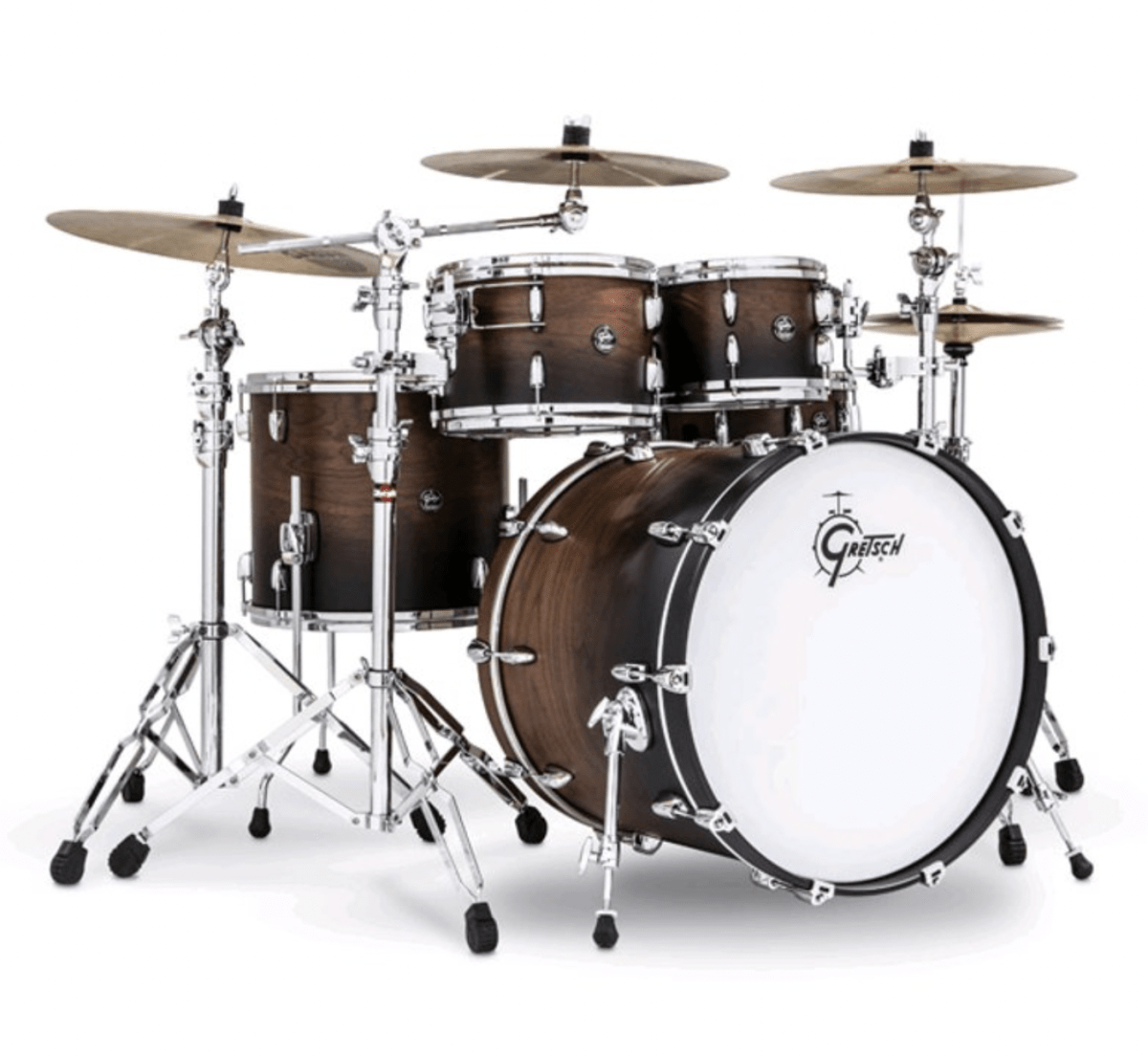GRETSCH RENOWN WALNUT 10,12,14,20 WALNUT BLACK FADE 1