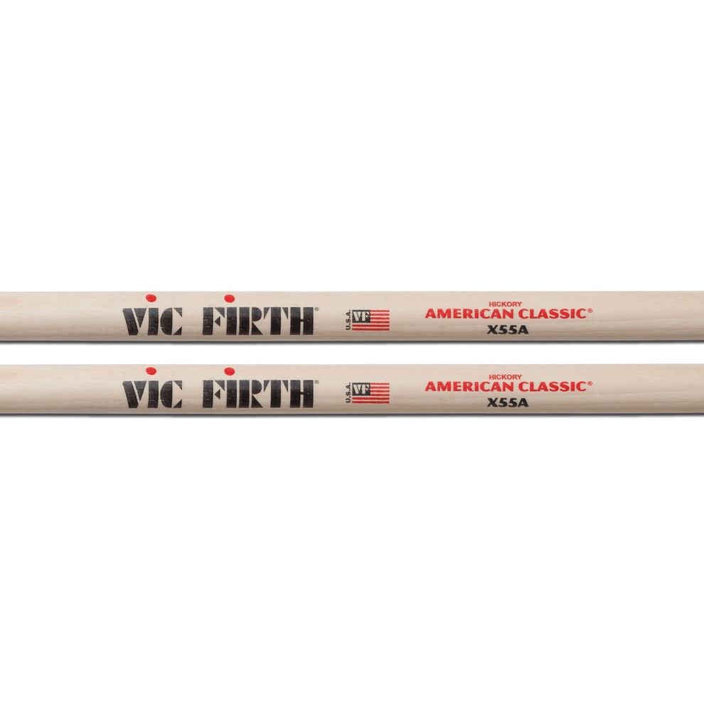 VIC FIRTH BAQUETA EXTREME X55A PUNTA DE MADERA AMERICAN CLASSIC2