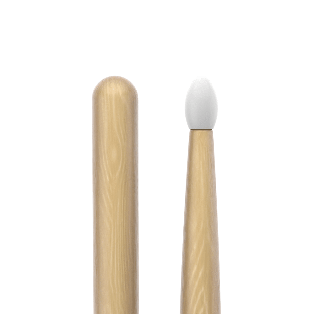 BAQUETAS MIKE PORTNOY 420 LACQUERED HICKORY PUNTA NYLON TX420N PROMARK3