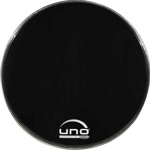 PARCHE BOMBO 18 EQ NEGRO RESONANTE UBD18RB UNO by EVANS Drumdealer