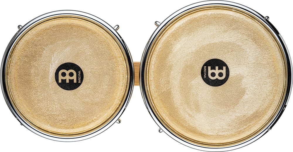 WOOD BONGO NATURAL CHROME PLATED HARDWARE WB200NT-CH MEINL PERCUSSION3