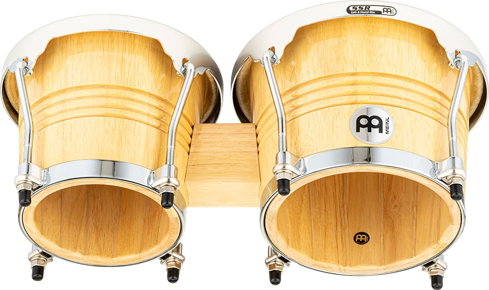 WOOD BONGO NATURAL CHROME PLATED HARDWARE WB200NT-CH MEINL PERCUSSION4