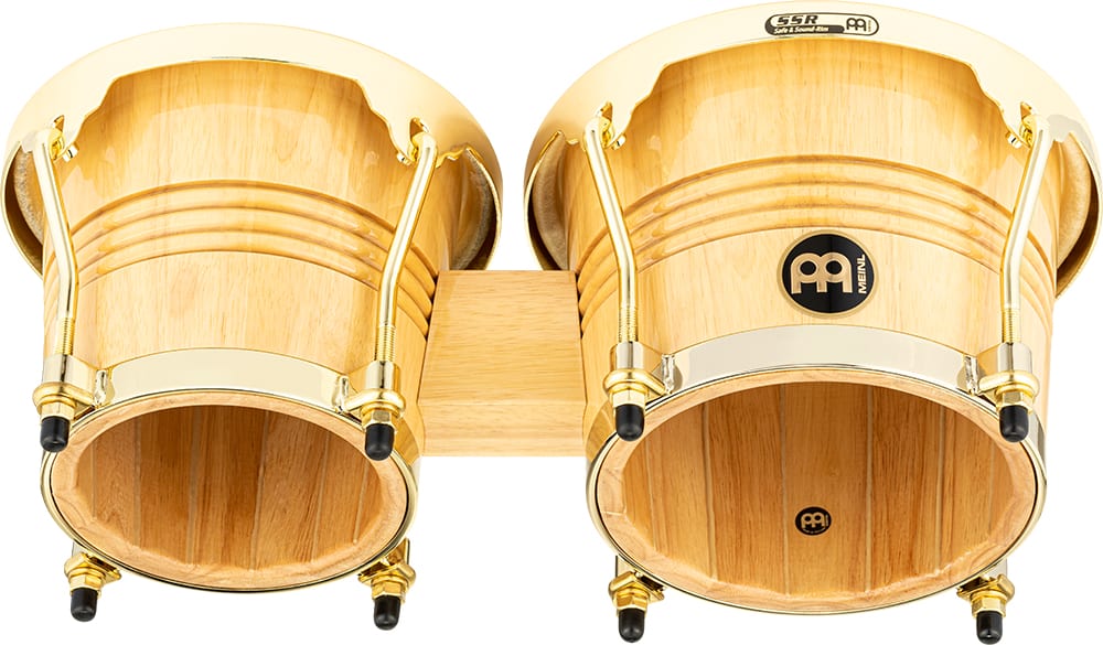 WOOD BONGO NATURAL GOLD TONE HARDWARE WB200NT-G MEINL PERCUSSION4