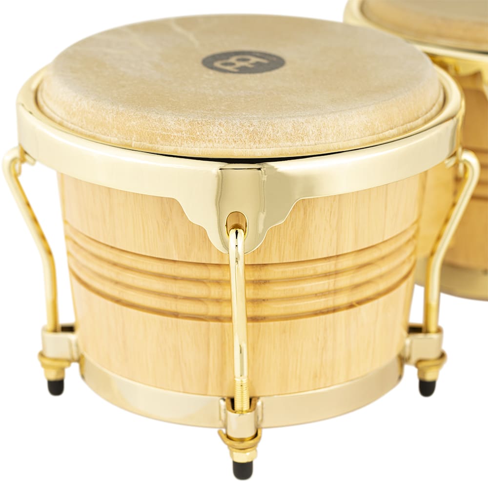 WOOD BONGO NATURAL GOLD TONE HARDWARE WB200NT-G MEINL PERCUSSION6