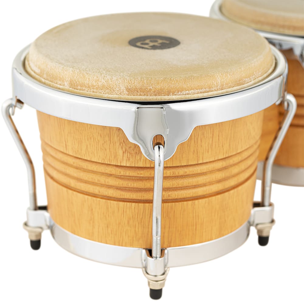 WOOD BONGO SUPER NATURAL CHROME PLATED HARDWARE WB200SNT-M MEINL PERCUSSION6