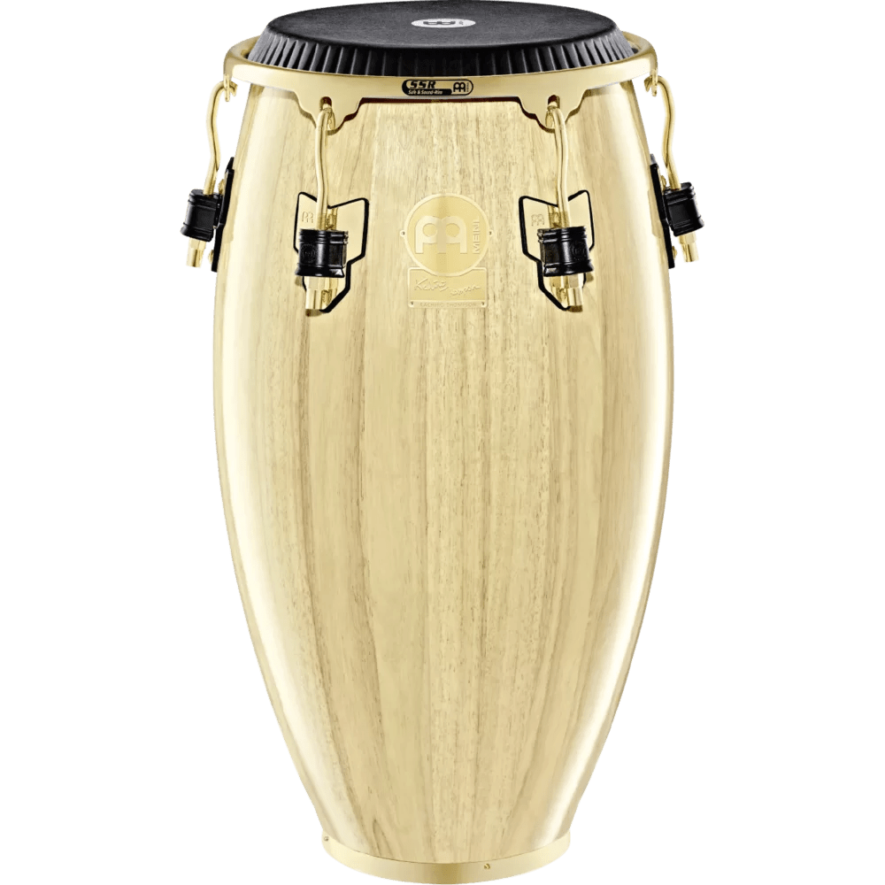CONGA 11 3/4 ARTIST SERIES WILLIAM KACHIRO THOMPSON CONGA NATURAL REMO BLACK CALFSKIN  WKTR1134NT MEINL PERCUSSION 1