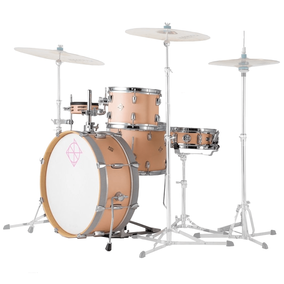 BATERIA LITTLE ROOMER 10,13,20,10X3,5,6X2 PEACH FUZZ + BOLSO DE REGALO PODL520PF-WB DIXON 1