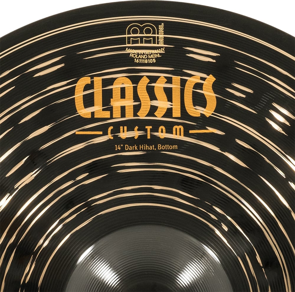 HIHAT 14 CLASSICS CUSTOM DARK CC14DAH MEINL | Drumdealer